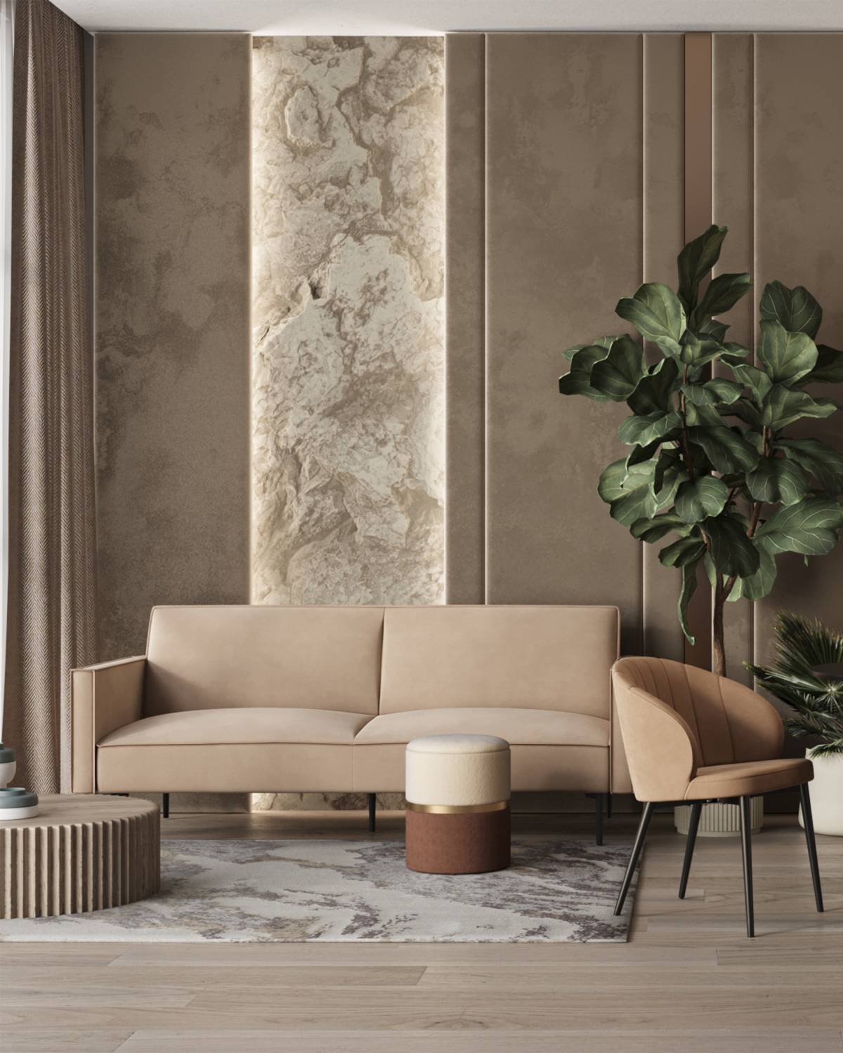 Пуфик Stool Group Кэрри 19A060CHHG HT2303-02-06