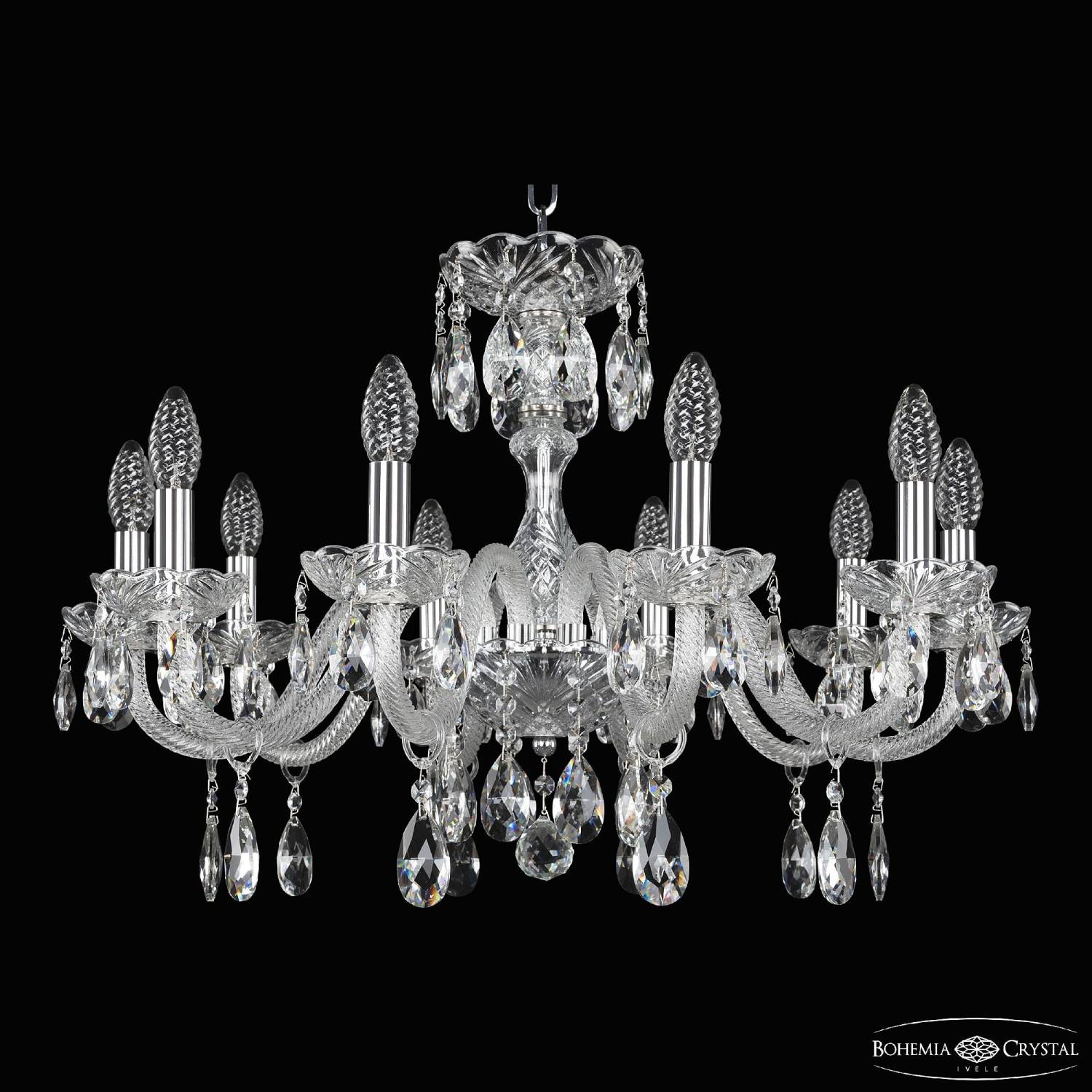 Подвесная люстра Bohemia 117 117/10/240 Ni