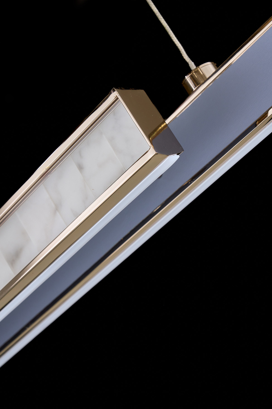 Светильник подвесной LEON Christine LE7702/1200L Black Chrome