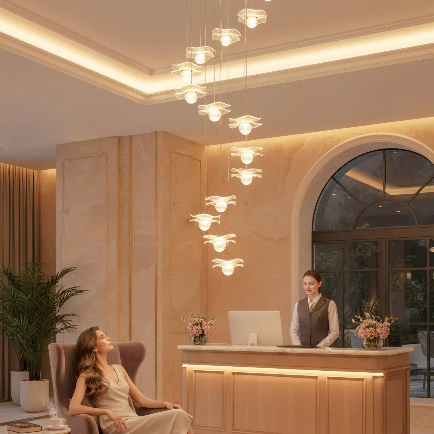 Люстра каскадная Citilux Signature CL247057