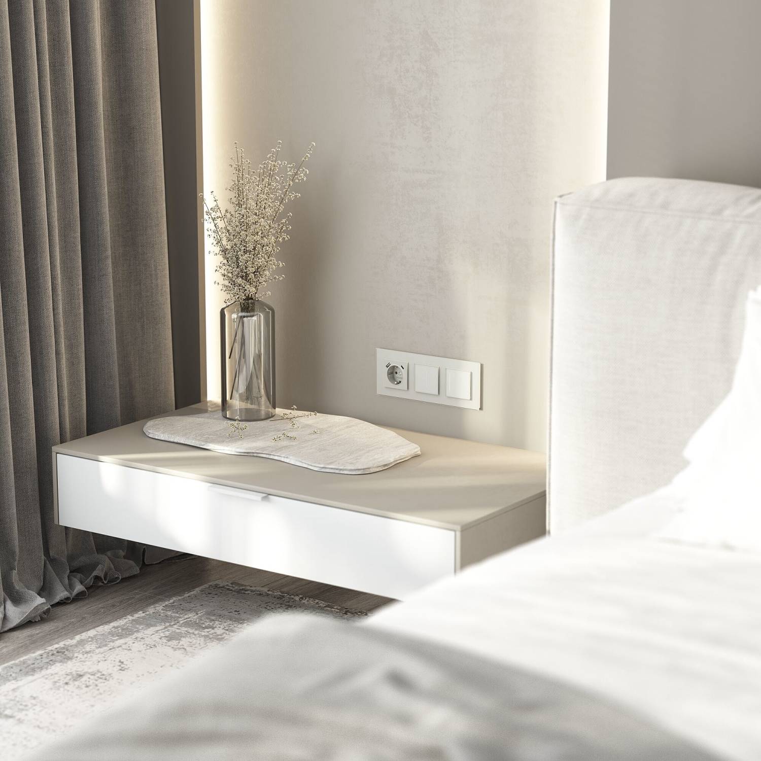 Розетка Werkel W1171761/ Розетка с заземлением, шторками и USB тип A+C (белый матовый)