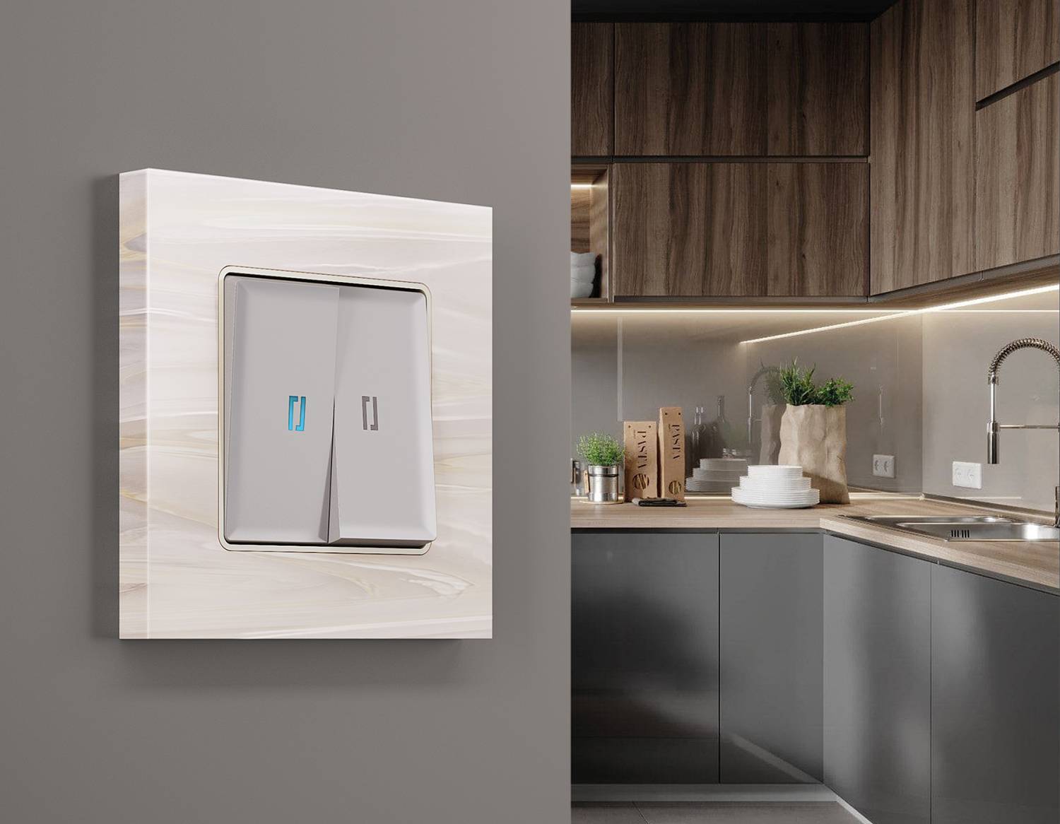 Накладка на механизм Ambrella Volt ALFA AP4040