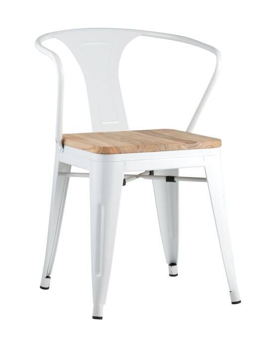 Обеденный стул Stool Group Tolix Arm Wood YD-H440AR-W LG-02