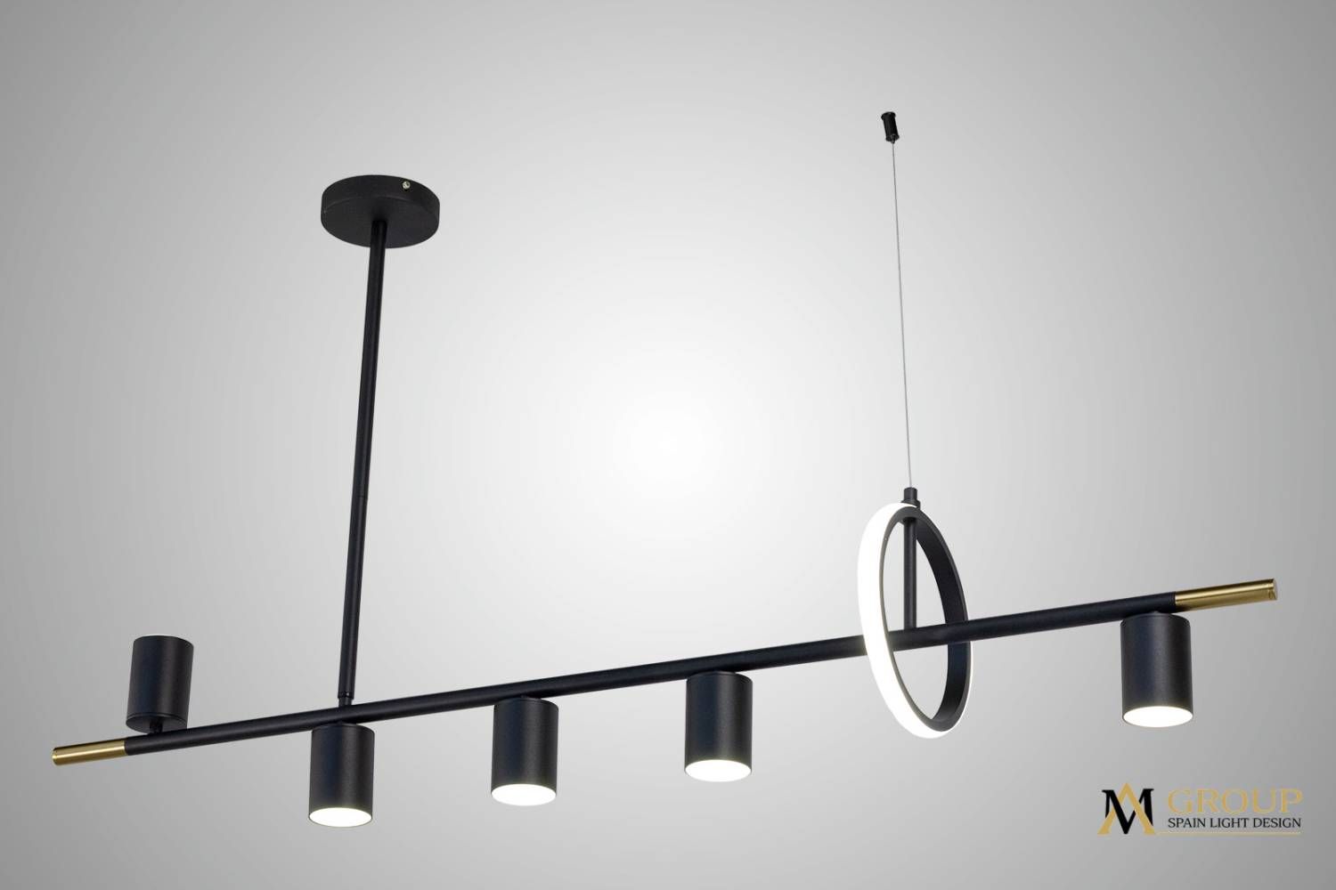 Светильник подвесной AM Group AM438 BK