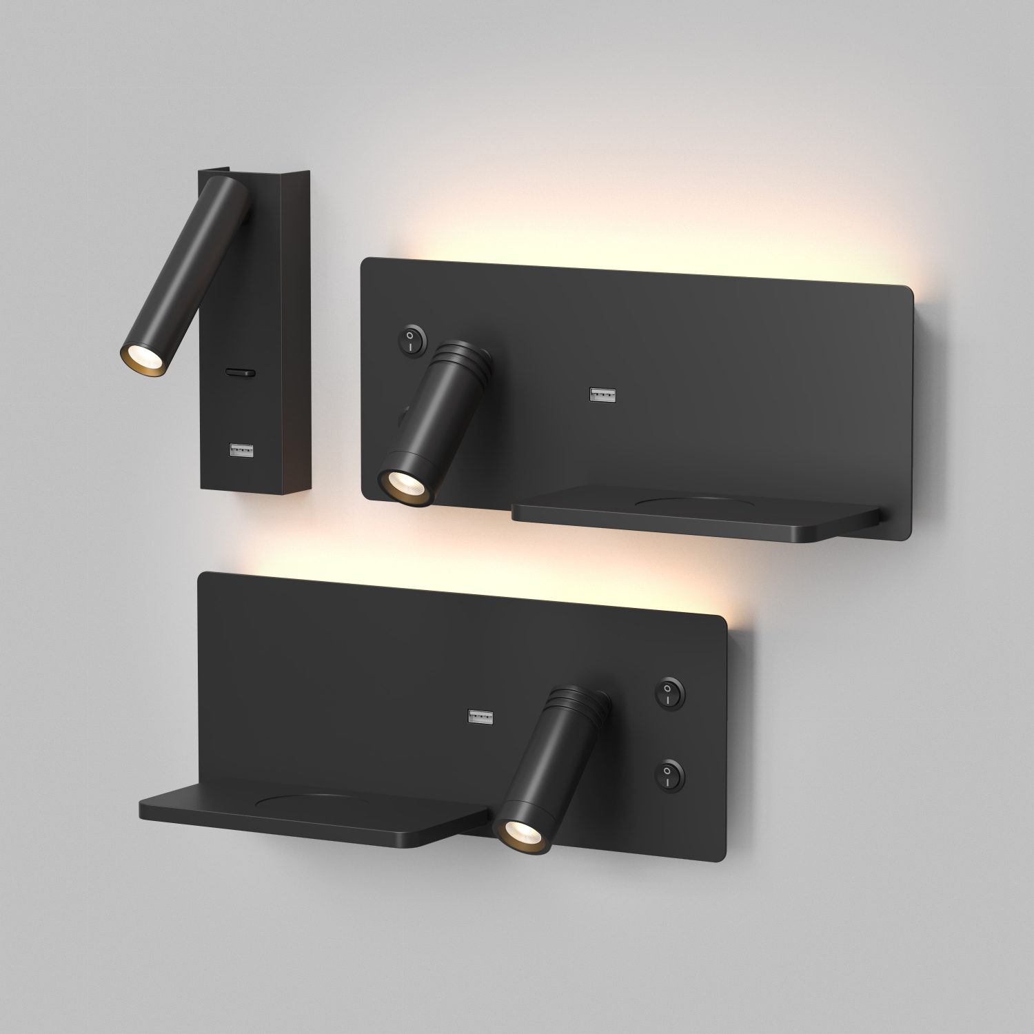 Настенный светильник Denkirs Chargelux DK5092-BK