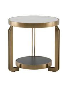 Журнальный стол Stool Group Калисто EET-316-BRCG white/black