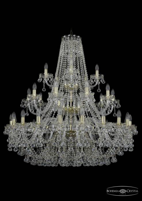 Подвесная хрустальная люстра 1409 Bohemia 1409/20+10+5/400/3d G