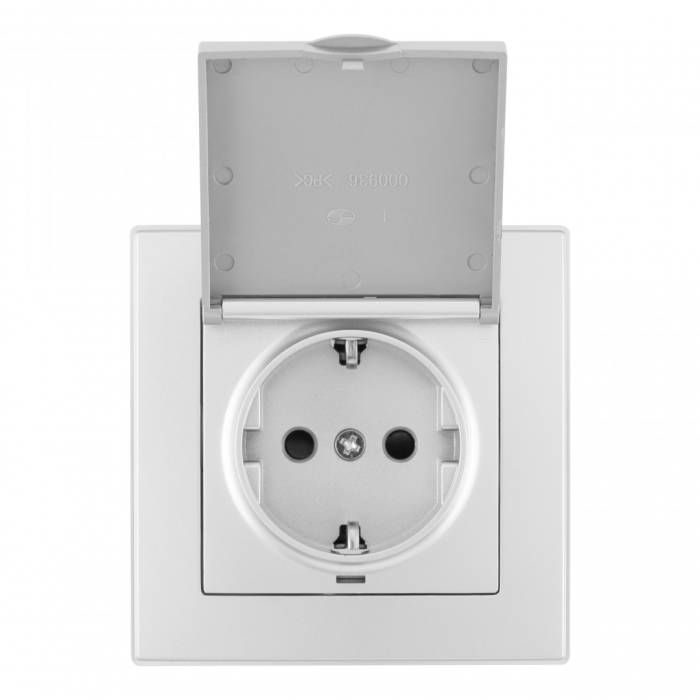 Розетка Arte Milano Set06-1 SET06-1-41-1 silver