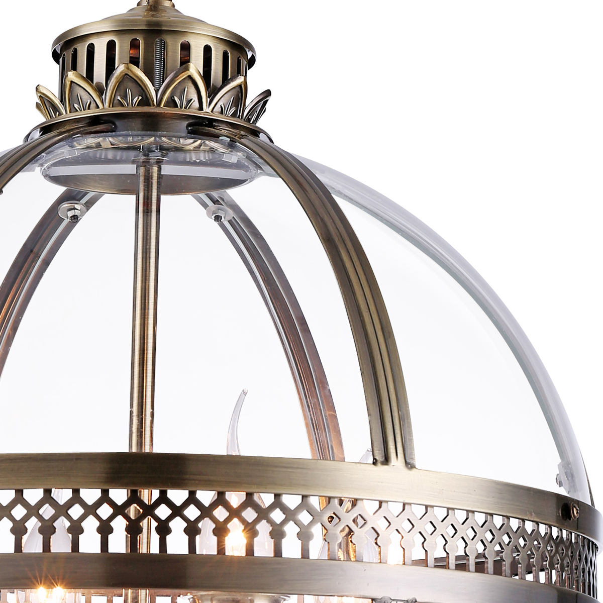 Подвесная люстра Delight Collection Residential KM0115P-4M antique brass