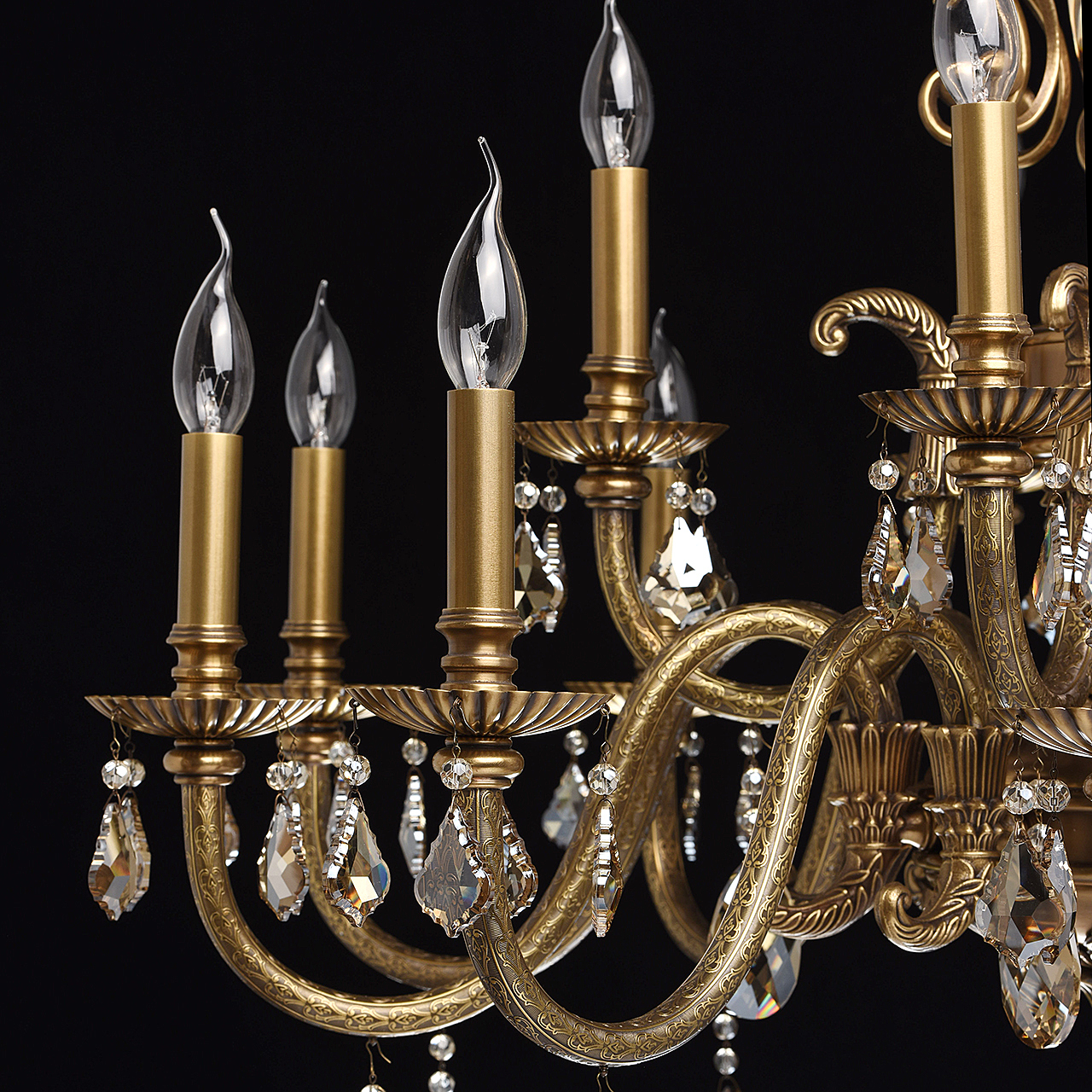 Подвесная хрустальная люстра Габриэль Chiaro 491011215