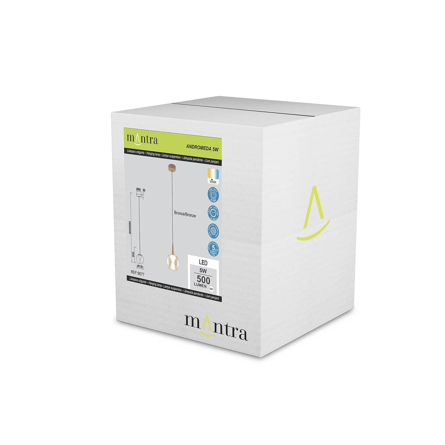 Светильник подвесной Mantra Andromeda 9077