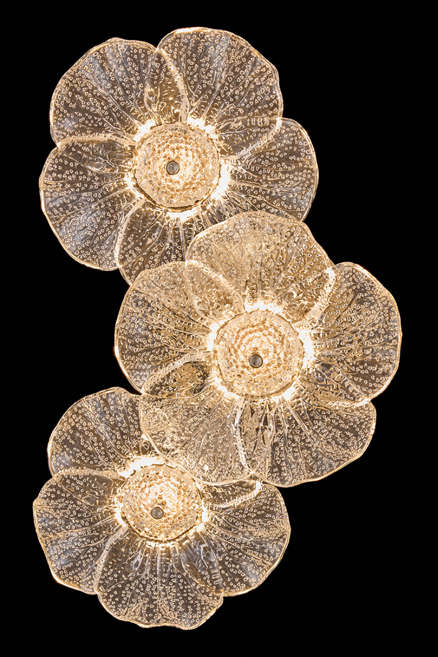 Настенный светильник LEON Violetta LE3018/3W GD