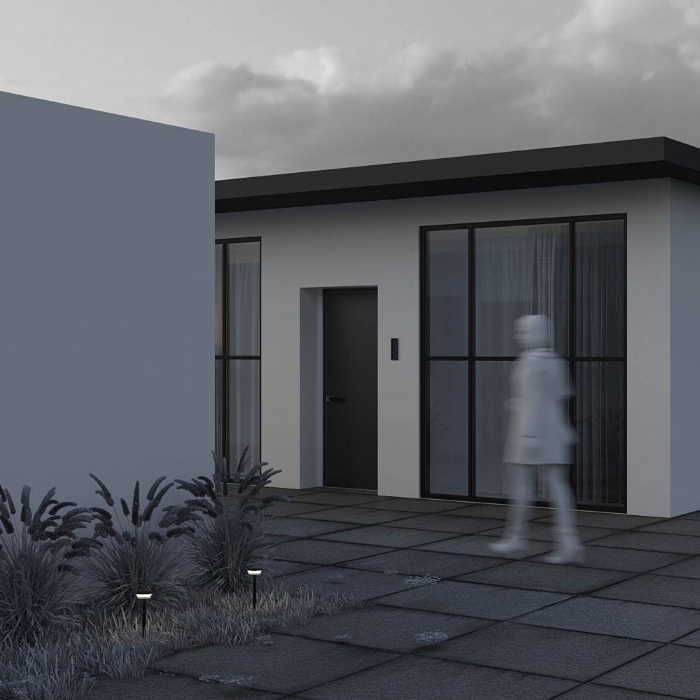 Уличный наземный светильник Maytoni Stake O503FL-L4B3K