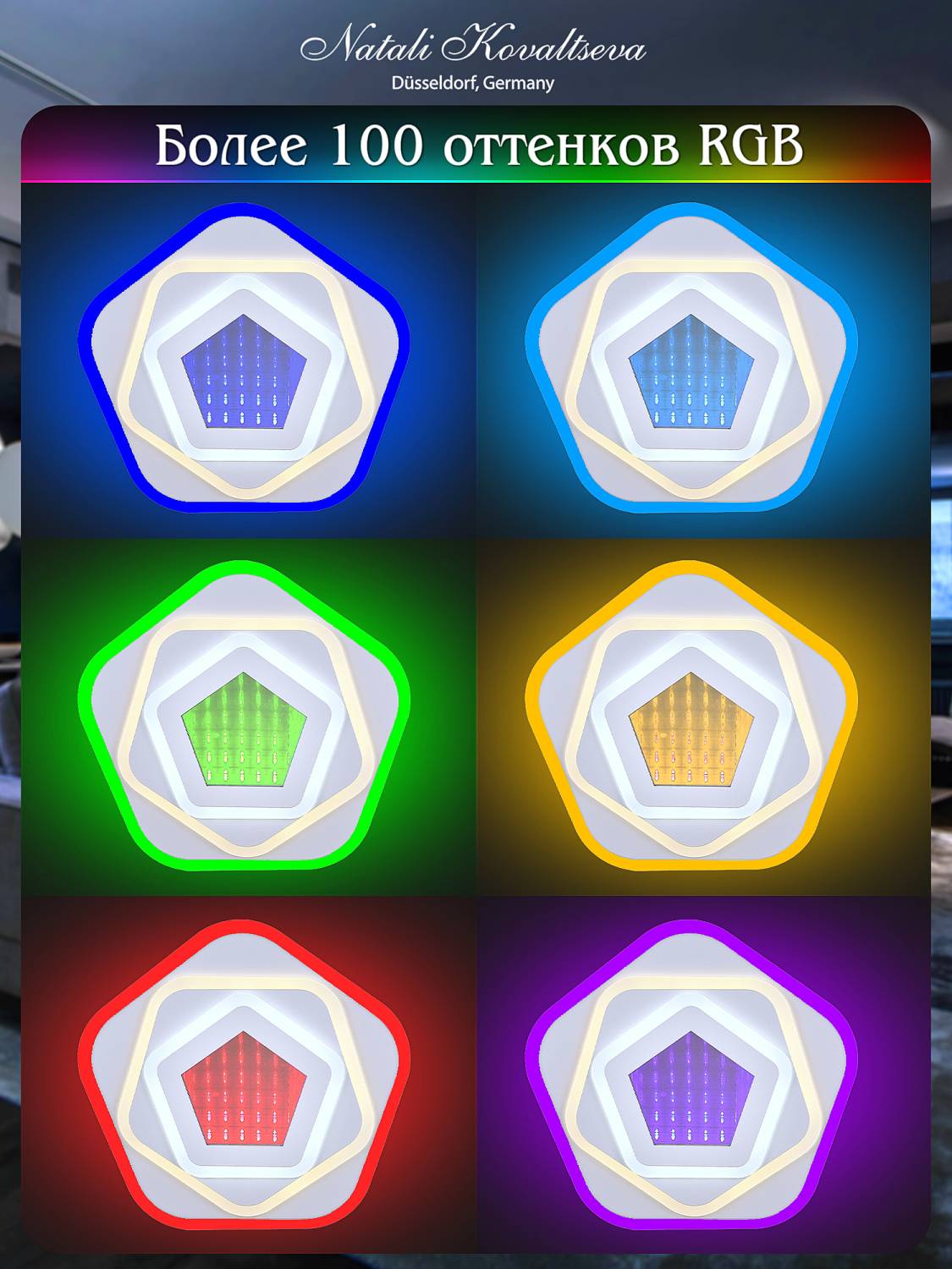 Natali Kovaltseva Led HIGH-TECH LED LAMPS 82034