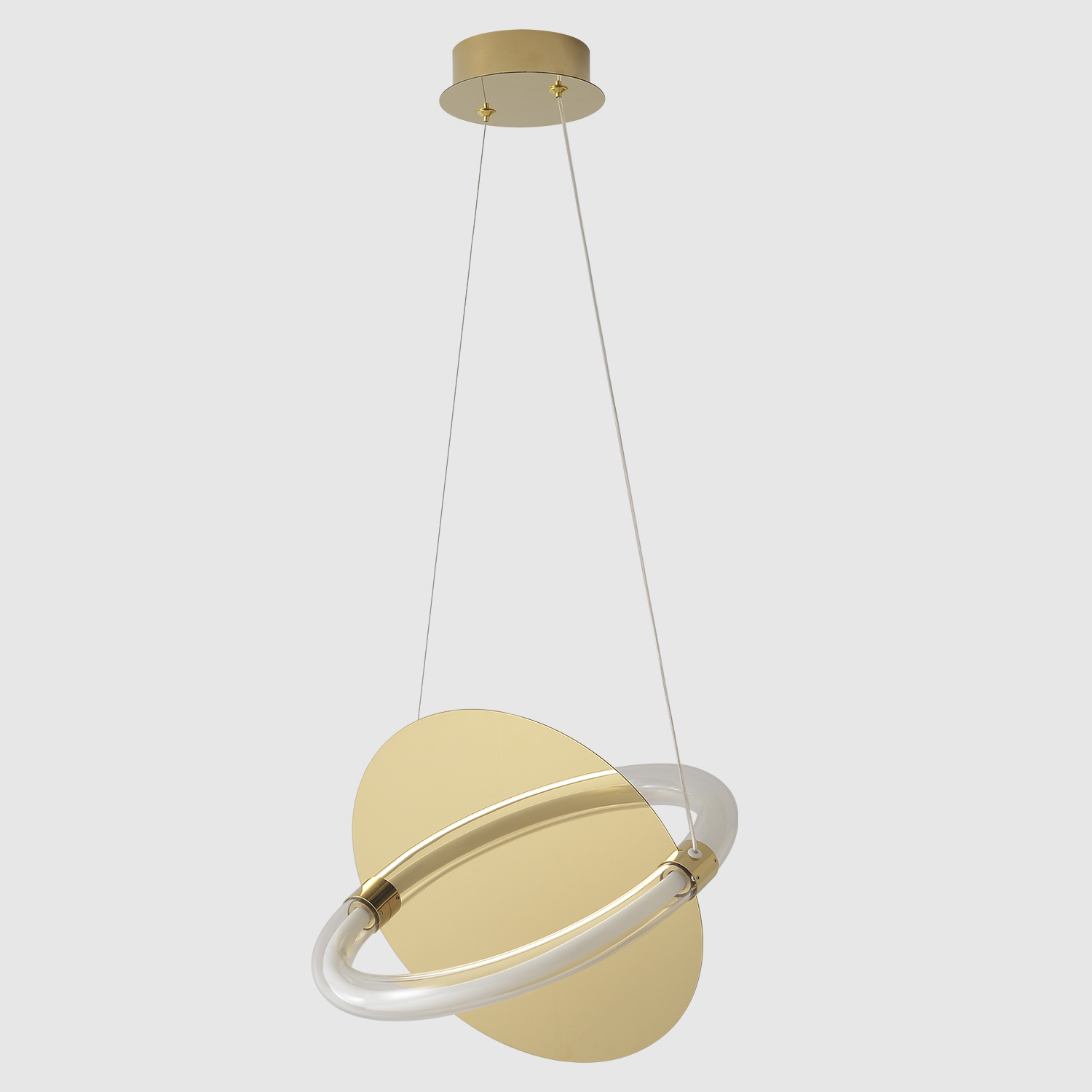 Светильник подвесной Crystal Lux Nebula NEBULA SP22W LED GOLD