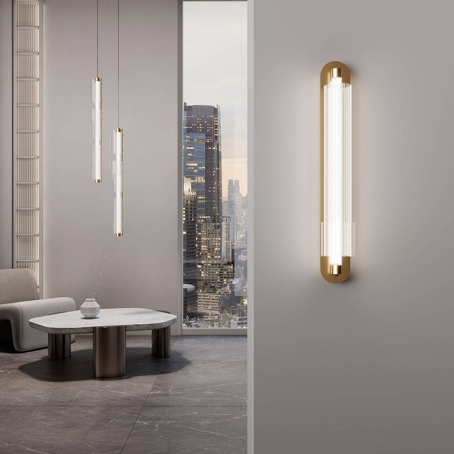 Настенный светильник Eurosvet Selina 303071 LED латунь