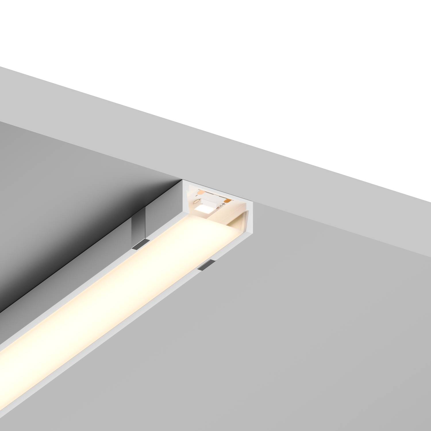 Накладной профиль для светодиодной ленты-2м, белый Hesby Lighting Line HSBL_0195