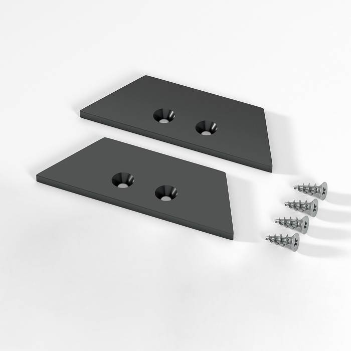 Заглушка для профиля Elektrostandard ZLL ZL-2-ALP022 Заглушки для накладного алюминиевого профиля LL-2-ALP022 (комп. 2шт.) черный