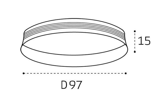 Внутреннее сменное кольцо для светильника DE-314 Italline de315 DE-315 gold