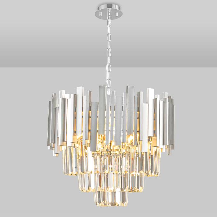 Подвесная люстра Natali Kovaltseva Vertigo VERTIGO 81440/6C SILVER