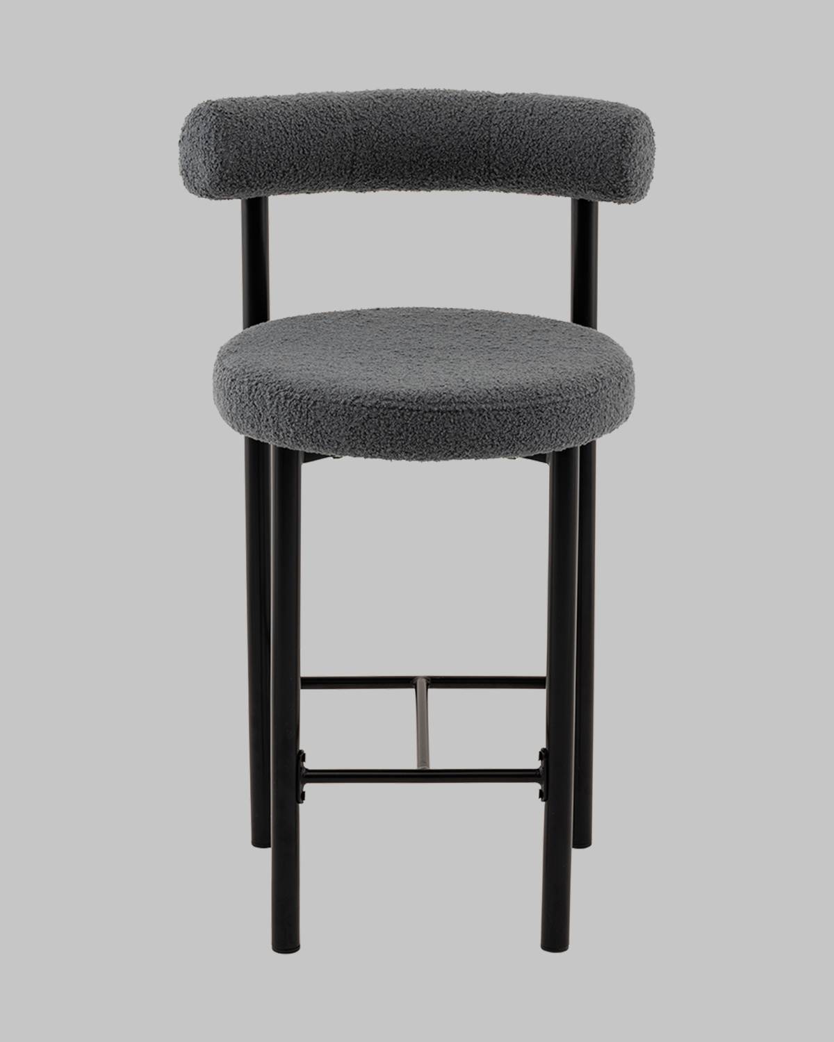 Полубарный стул Stool Group vd-plb-floreo-fl-grey