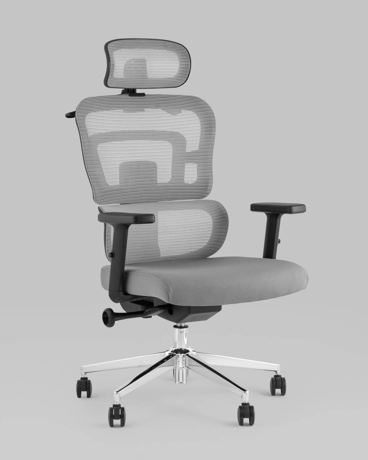 Кресло офисное Stool Group Techno WH-A222 grey