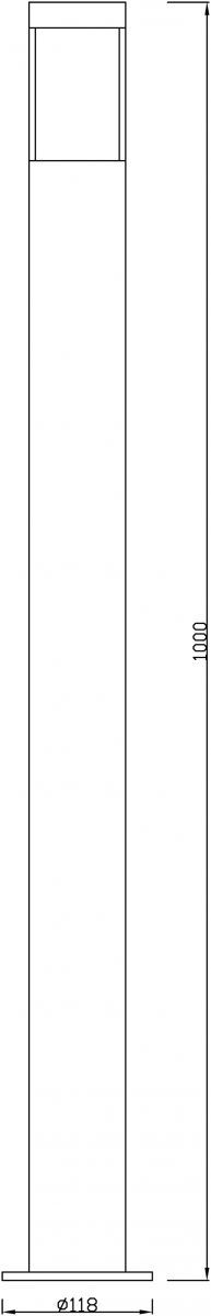 Уличный наземный светильник Deko-Light Porrima 733028