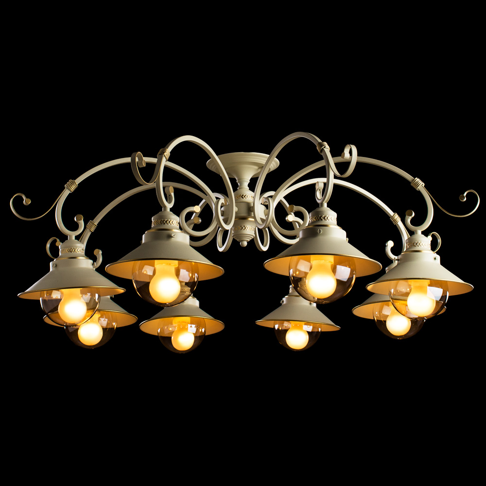 Потолочная люстра Arte Lamp Grazioso A4577PL-8WG