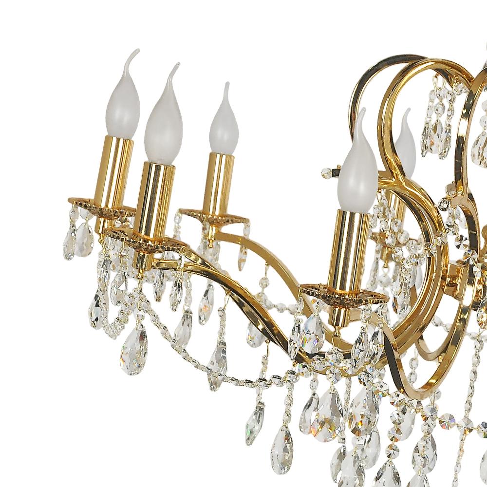 Подвесная хрустальная люстра Pisani Arti Lampadari Pisani E 1.1.10.601 G