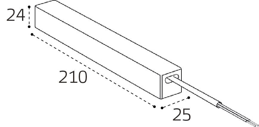 Блок питания 100W к трековой системе KREATOR Italline IT29 IT09-9022 black