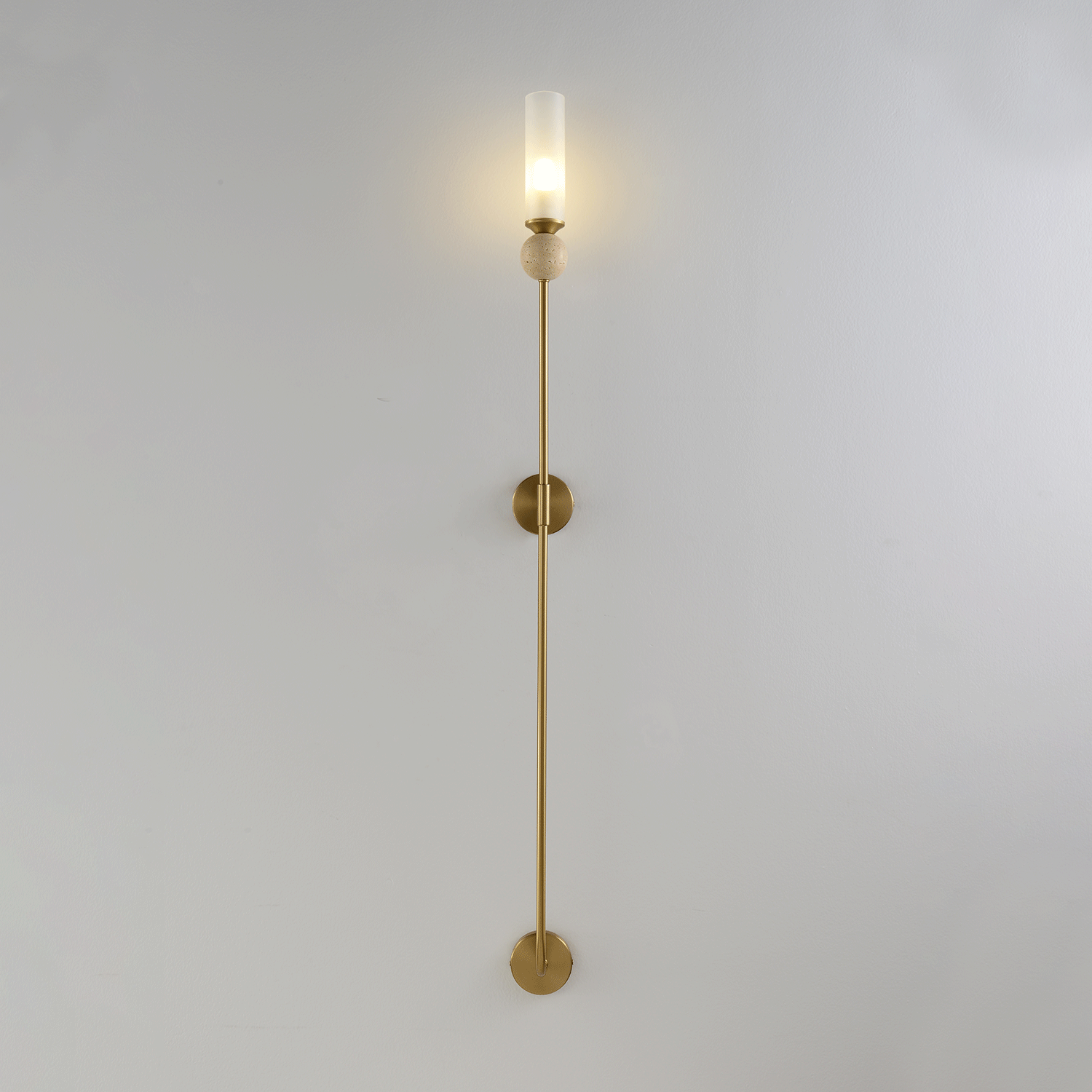 Настенное бра Crystal Lux Simply SIMPLY AP1.2 BRASS
