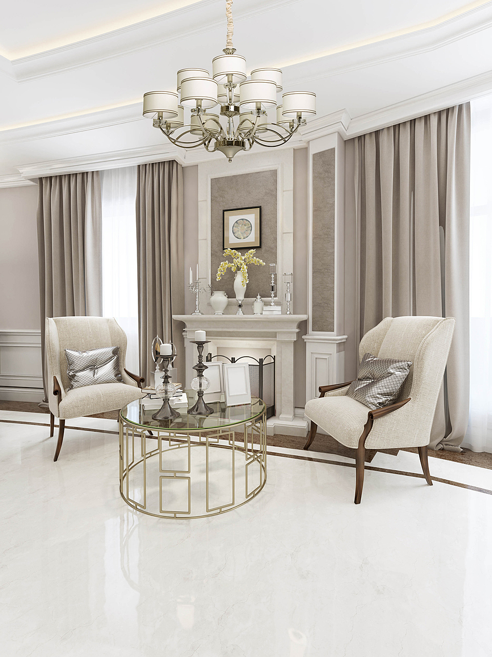 Люстра многоярусная Палермо 386015012 Chiaro