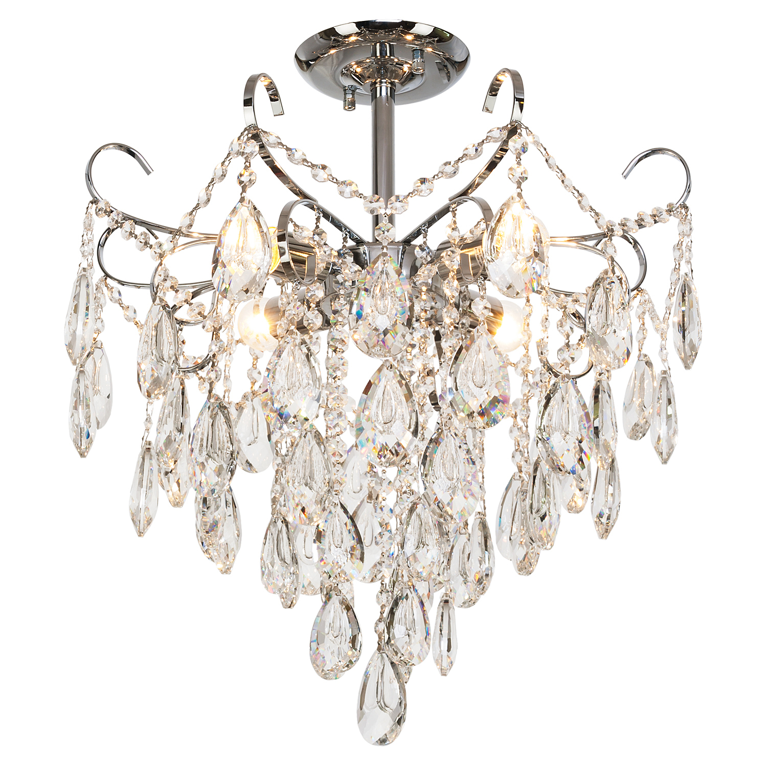 Потолочная люстра ЭкономСвет 15506 15506/4CR WT