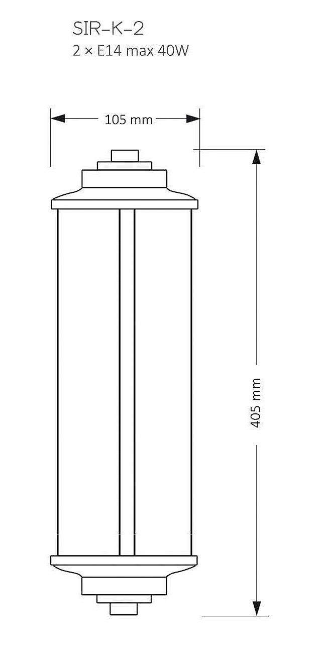 Настенный светильник Kutek Siri SIR-K-2(P)