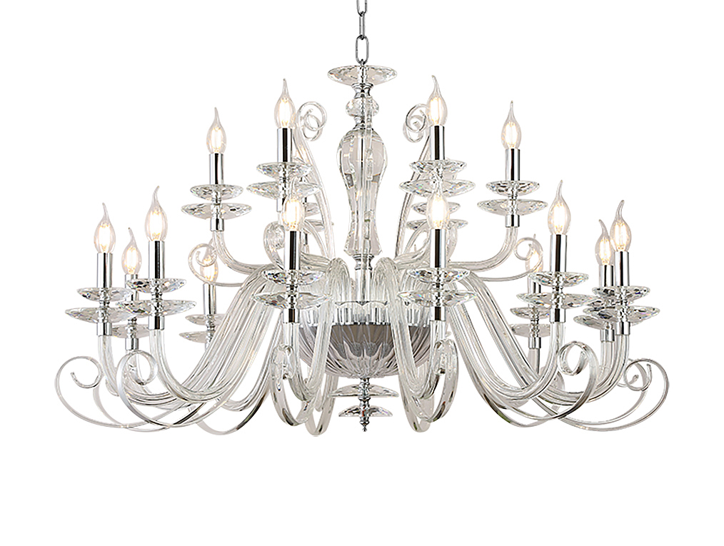 Подвесная люстра Newport Annabelle 8576+12/C chrome