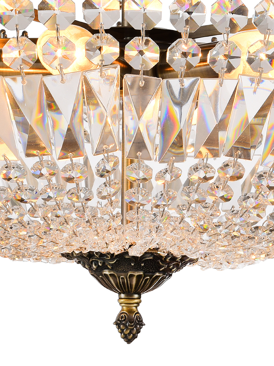 Потолочная люстра Natali Kovaltseva Rococo ROCOCO 81406/6C ANTIQUE