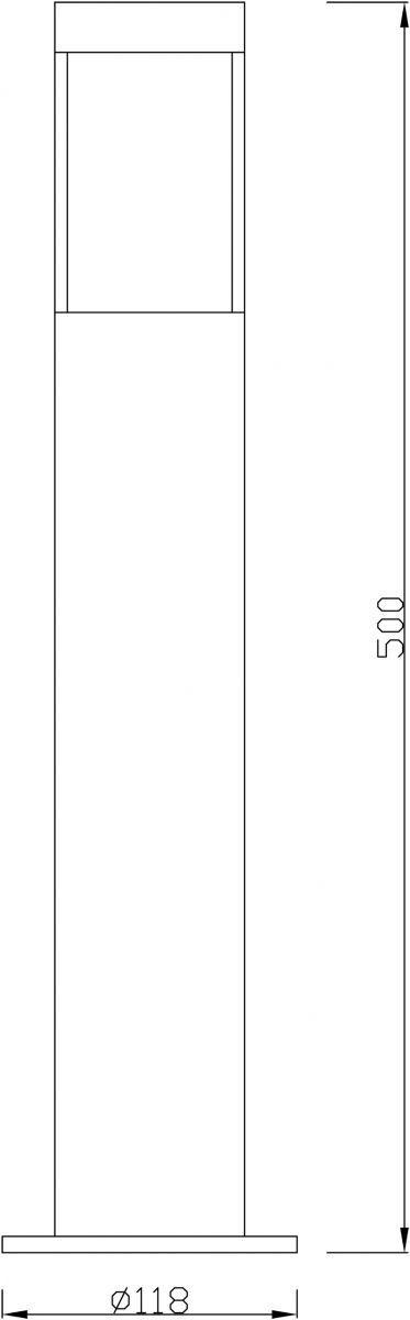 Уличный наземный светильник Deko-Light Porrima 733012