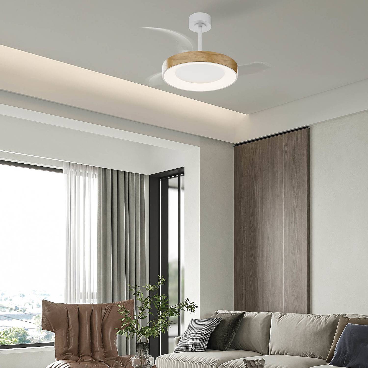 Люстра-вентилятор Mantra Niseko Fan 9013