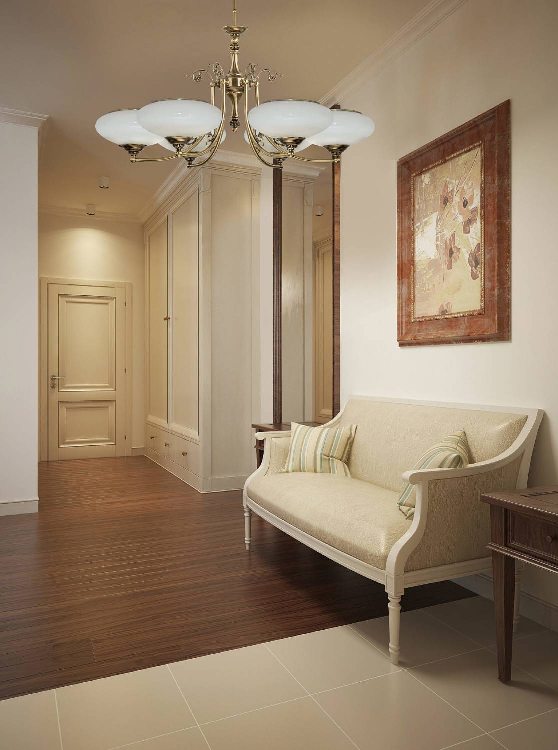 Потолочная люстра Kutek Casamia (плафон) CAS-ZW-3(P)