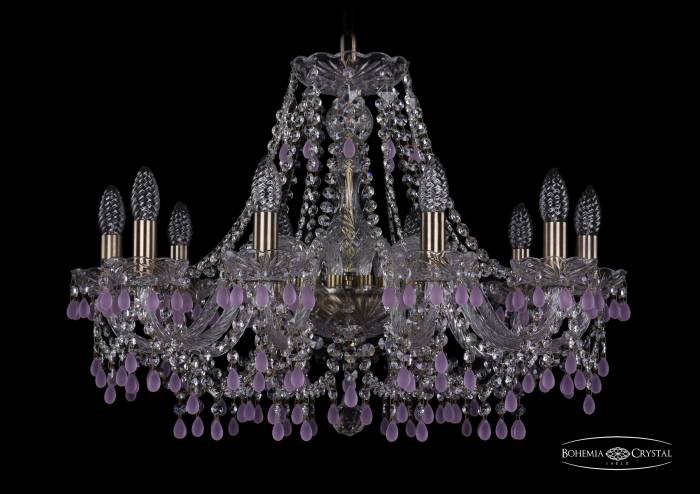 Подвесная хрустальная люстра 1410 Bohemia 1410/10/240 Pa V7010
