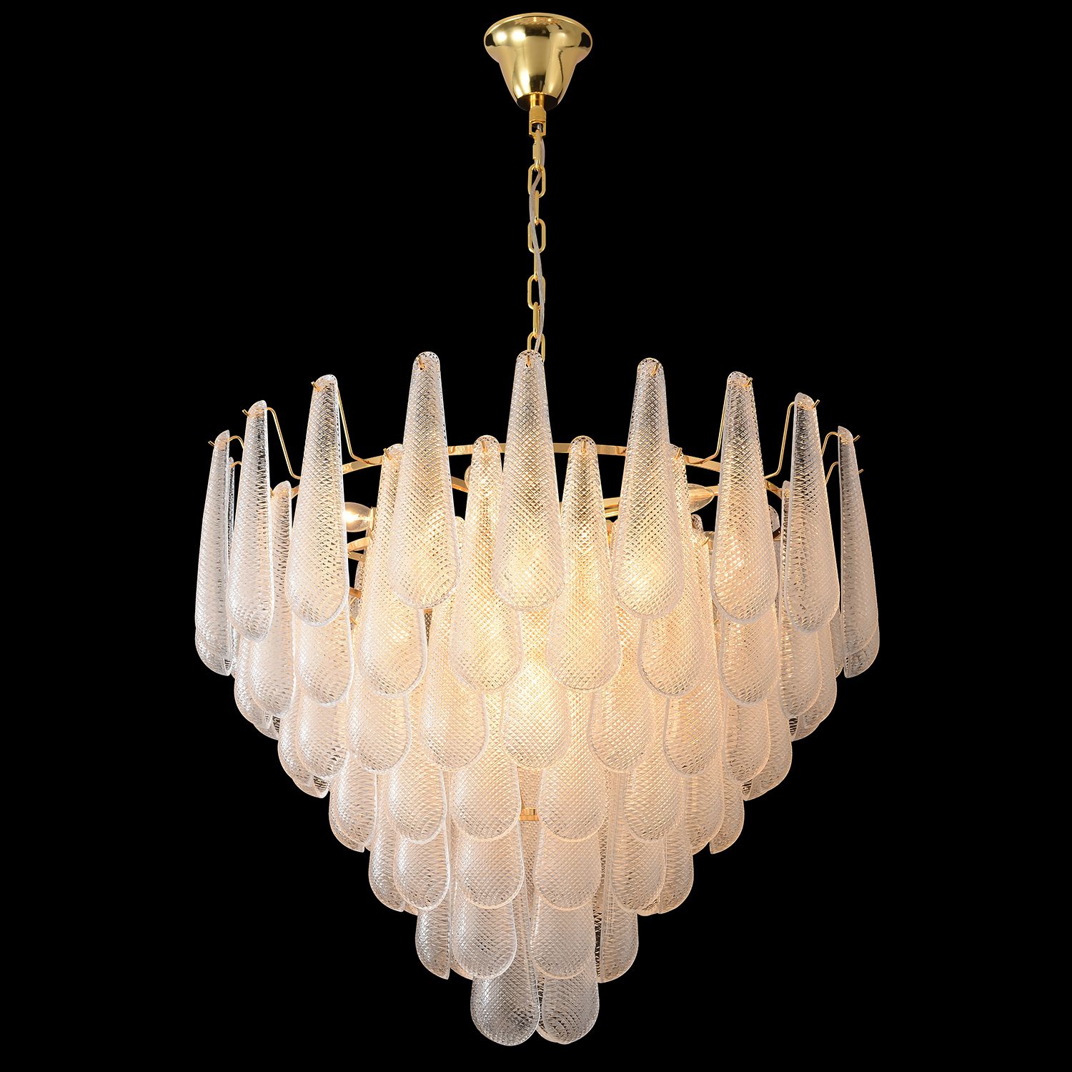 Подвесная люстра Crystal Lux Fontain FONTAIN SP18 GOLD