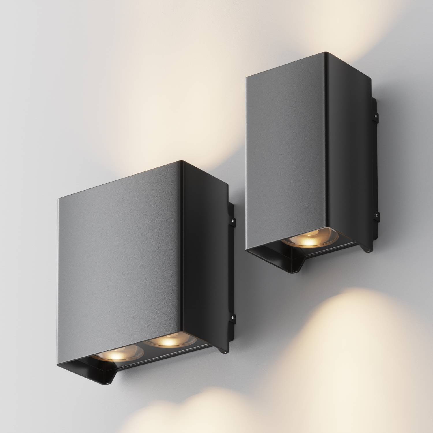 Уличный настенный светильник Maytoni Shell O570WL-L10B3K