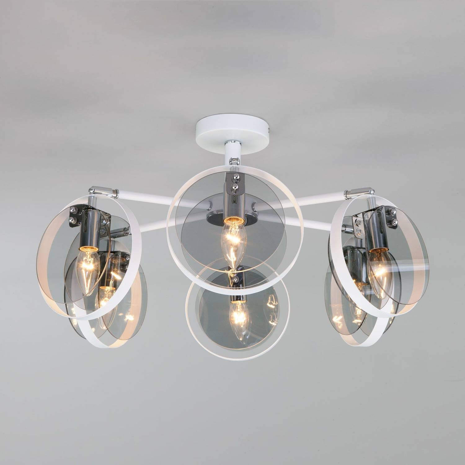 Потолочная люстра Eurosvet Gallo 70121/6 белый Smart