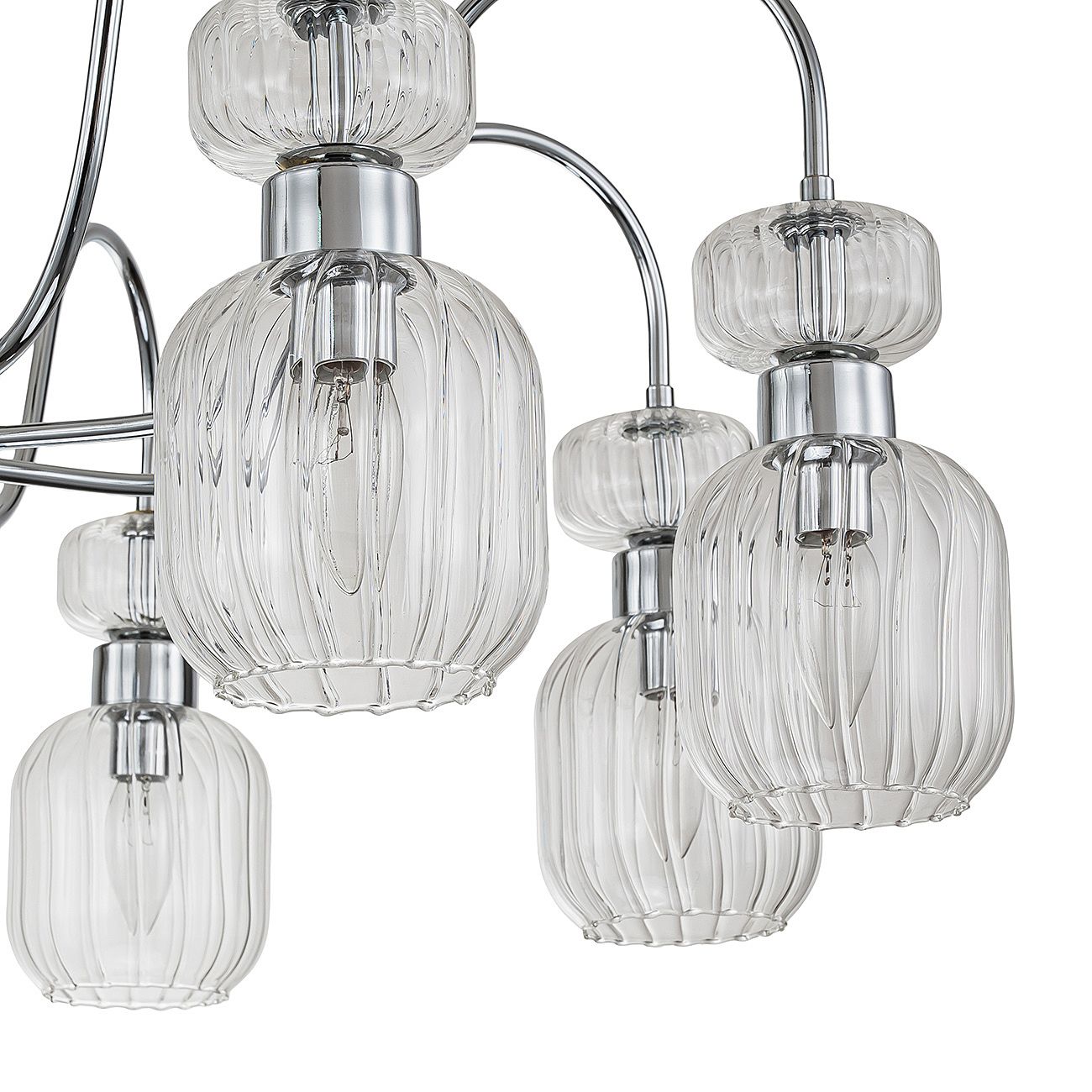 Потолочная люстра Escada Gloss 1141/8PL Chrome/Clear Потолочная люстра Escada Gloss 1141/8PL Chrome/Clear