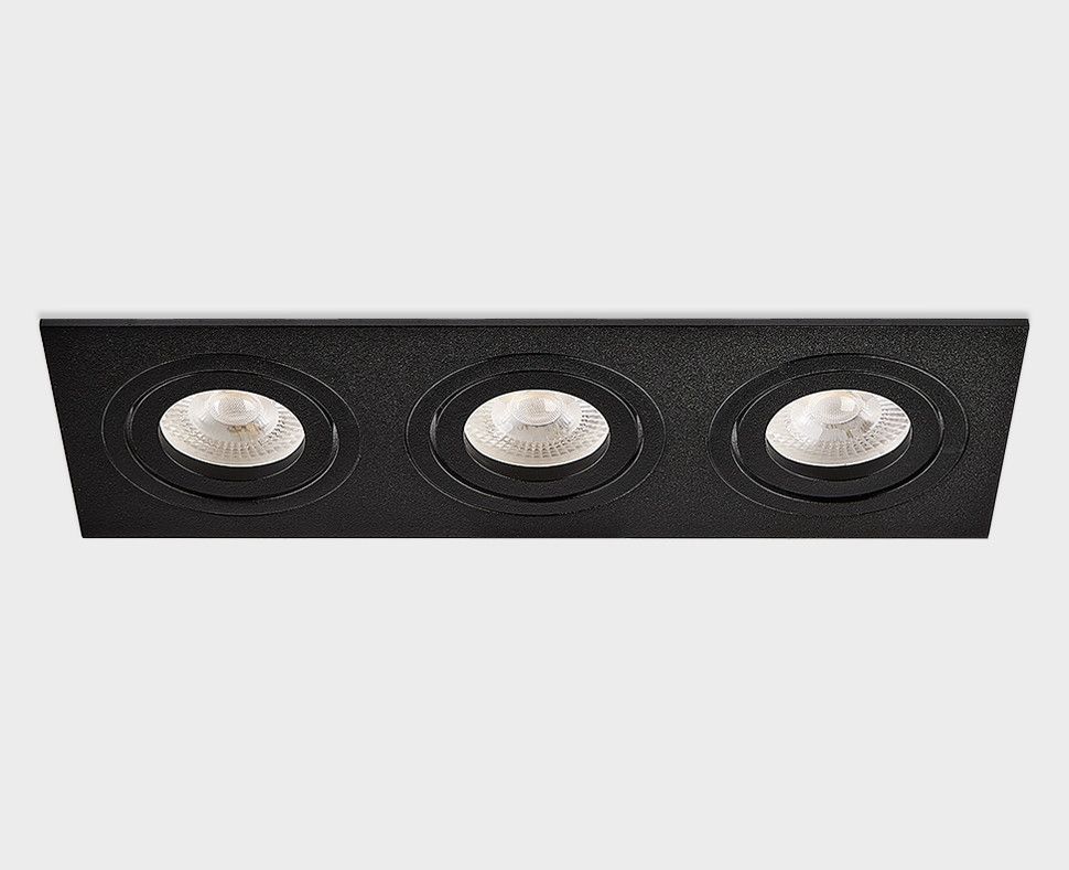 Встраиваемый светильник Italline SAG 03b SAG303-4 black/black