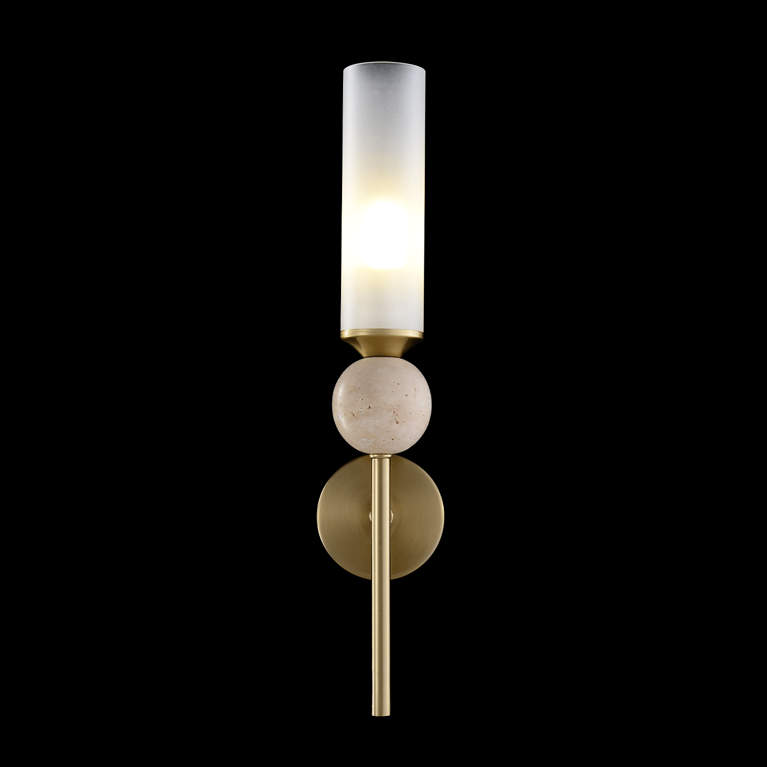 Настенное бра Crystal Lux Simply SIMPLY AP1.1 BRASS
