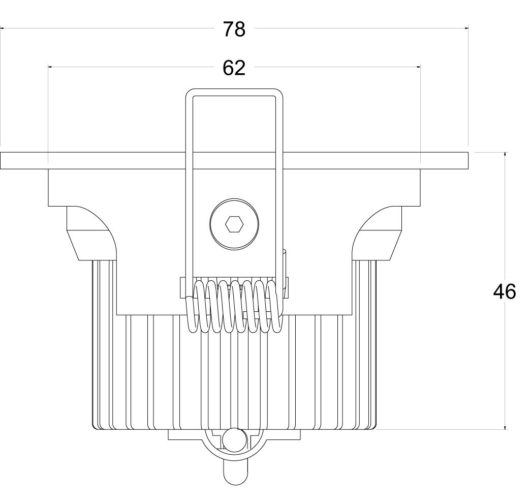 Встраиваемый светильник Deko-Light COB-68 565284