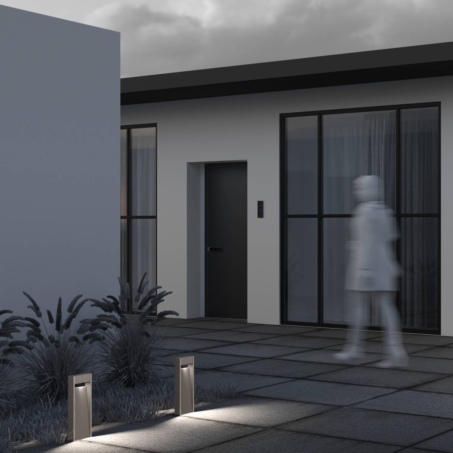 Уличный наземный светильник Maytoni Sten O444FL-L13GF3K