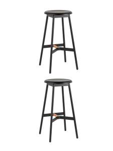 Комплект стульев Stool Group Knobb 9117H75 black X2