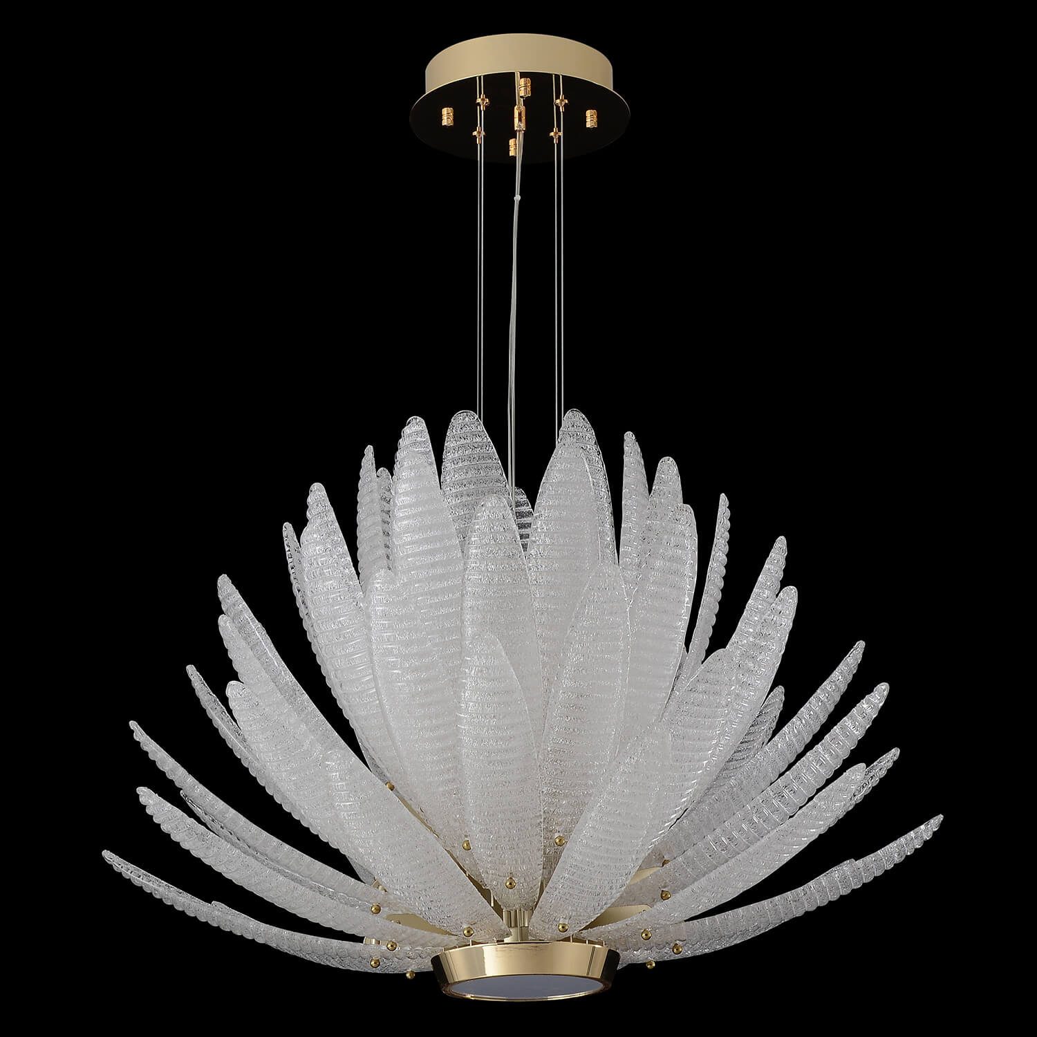 Подвесная люстра Crystal Lux Artichoke ARTICHOKE SP8+1 GOLD